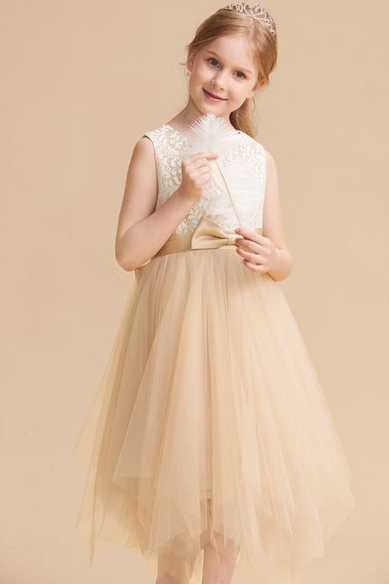 Robe Dentelle Champagne - gallery 3