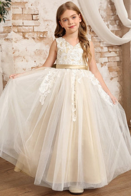 Robe De Cérémonie Femme Champagne - gallery 8