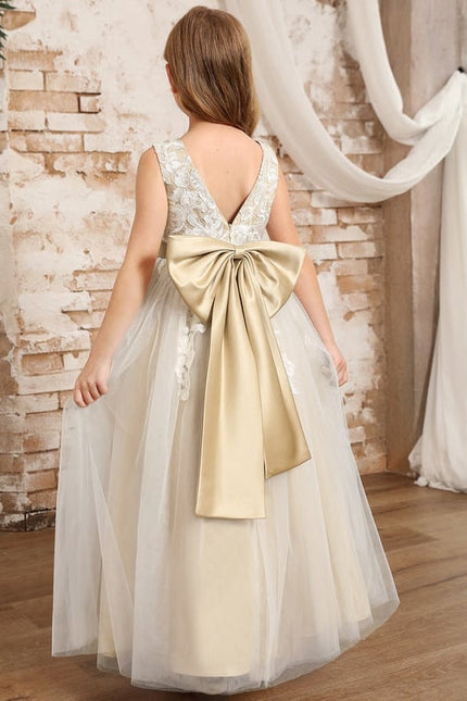 Robe De Cérémonie Femme Champagne - gallery 2