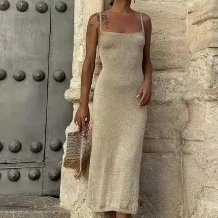 Robe Tricotée Éclatante