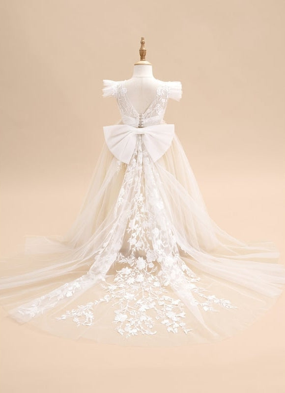 Robe De Ceremonie Couleur Champagne - gallery 1