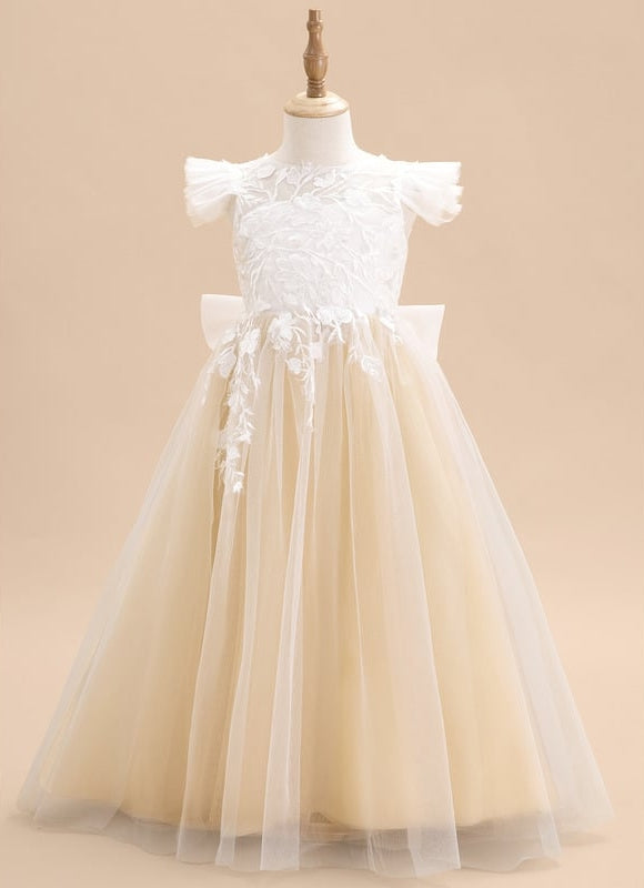 Robe De Ceremonie Couleur Champagne - gallery 5