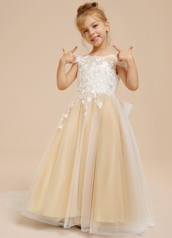 Robe De Ceremonie Couleur Champagne - gallery 6