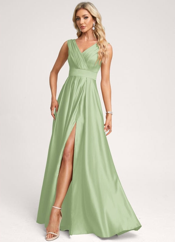 Robe De Soirée Couleur Champagne - gallery 9