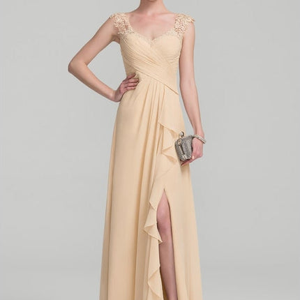 Robe De Cérémonie Longue Champagne