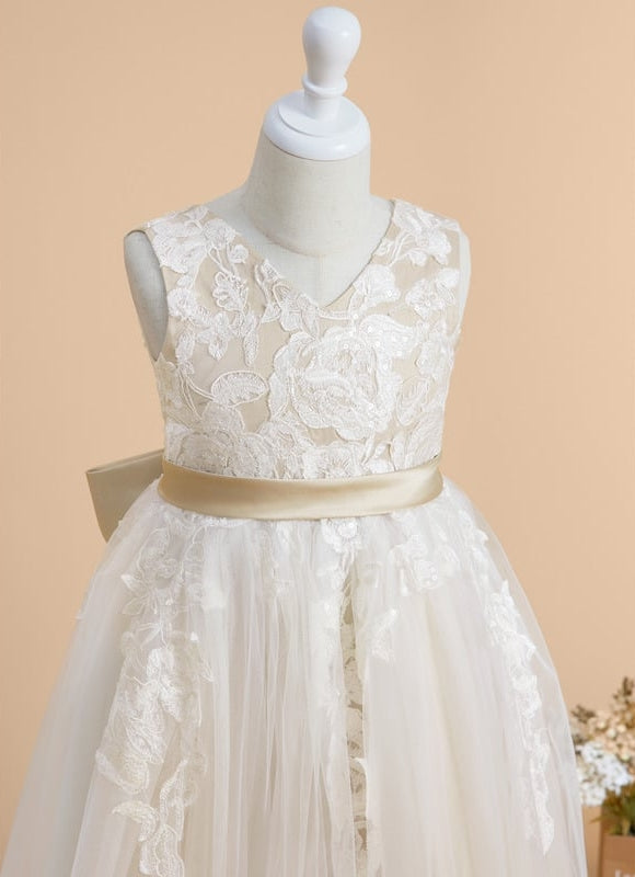 Robe De Cérémonie Femme Champagne - gallery 5