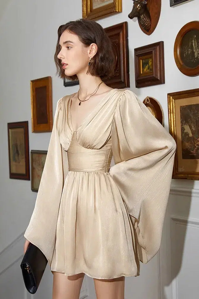 Robe De Cérémonie Courte Champagne