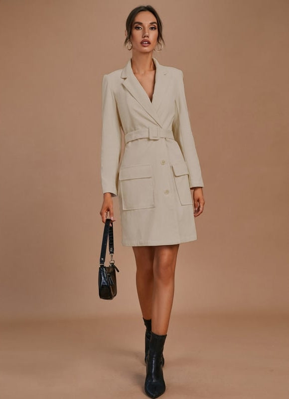 Robe Beige Champagne - gallery 2