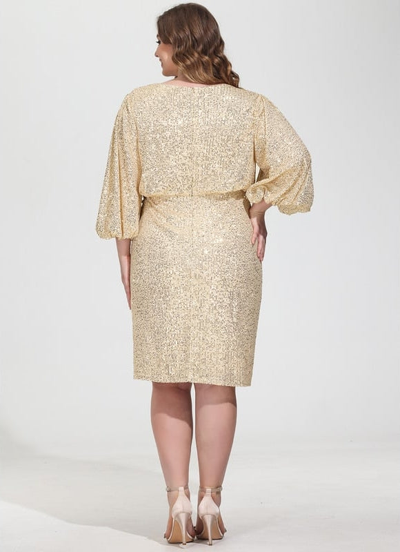 Robe Cocktail Mariage Champagne - gallery 9