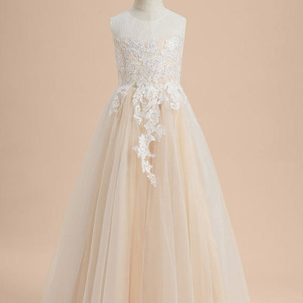 Robe De Cérémonie Enfant Champagne