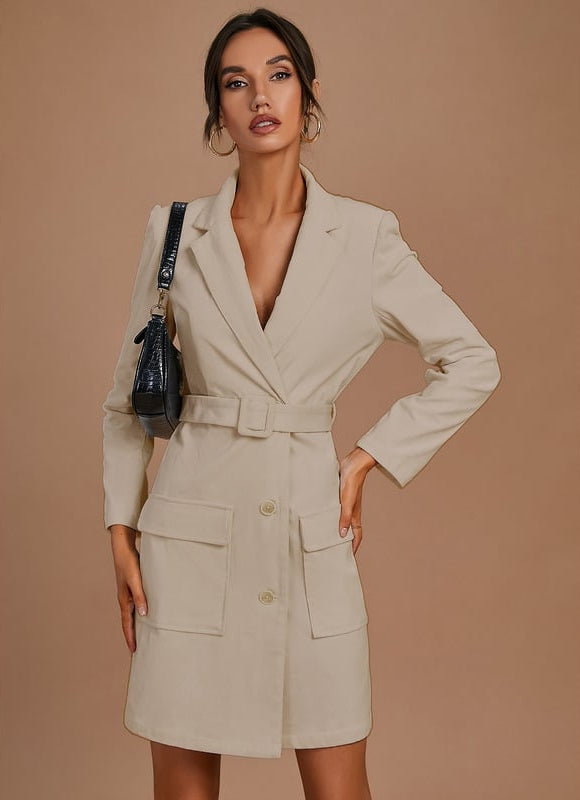 Robe Beige Champagne - gallery 4