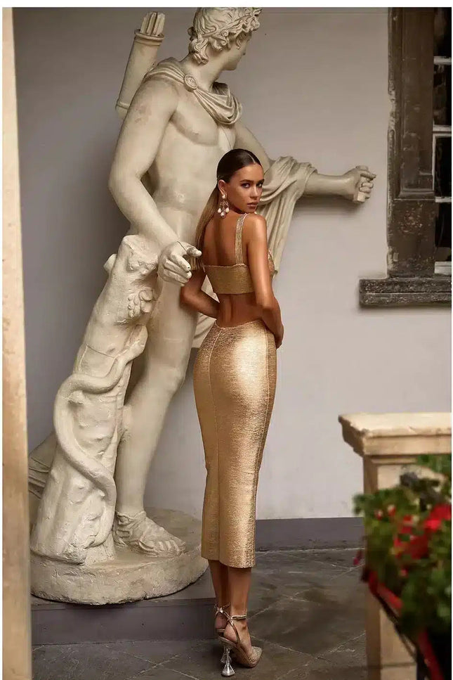 Robe Glamour Dorée - gallery 1